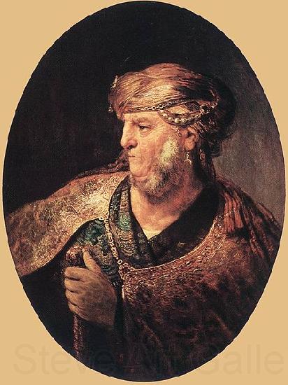 Rembrandt Peale Portrait of a Man in Oriental Garment Spain oil painting art